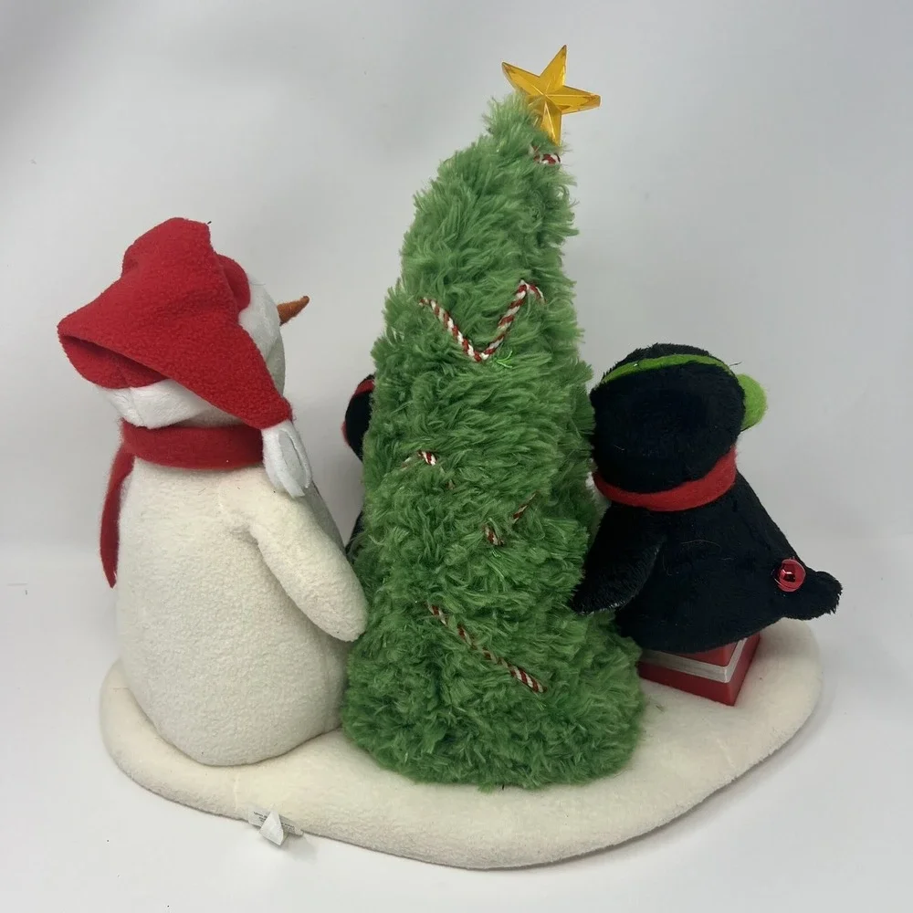 Hallmark Christmas Jingle Pals Very Merry Trio Penguins Snowman‎ Christmas Tree